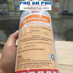 Thuốc xông kho, khử trùng Quickphos 56%